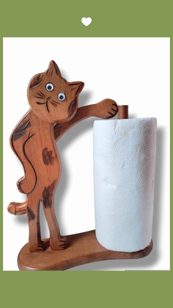 Servilletero de gatito