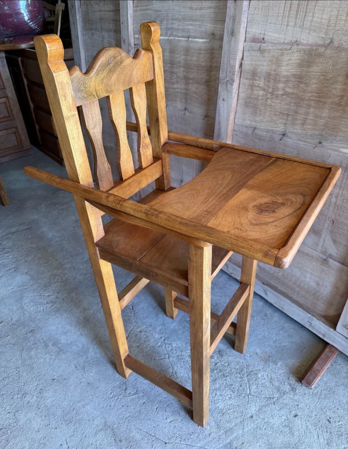 Sillita de bebe de algarrobo - Imagen 2