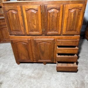 Bajo Mesada y Alacena de Algarrobo 1.40m